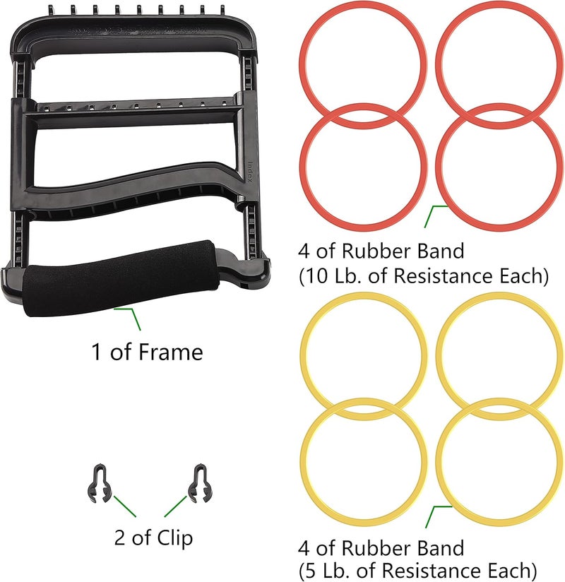 YPCBYNBS Hand Exerciser,Finger Exerciser and Hand Strengthener for Hands,Finger,Wrist,Forearms and Thumbs Therapy,Black - Image 5
